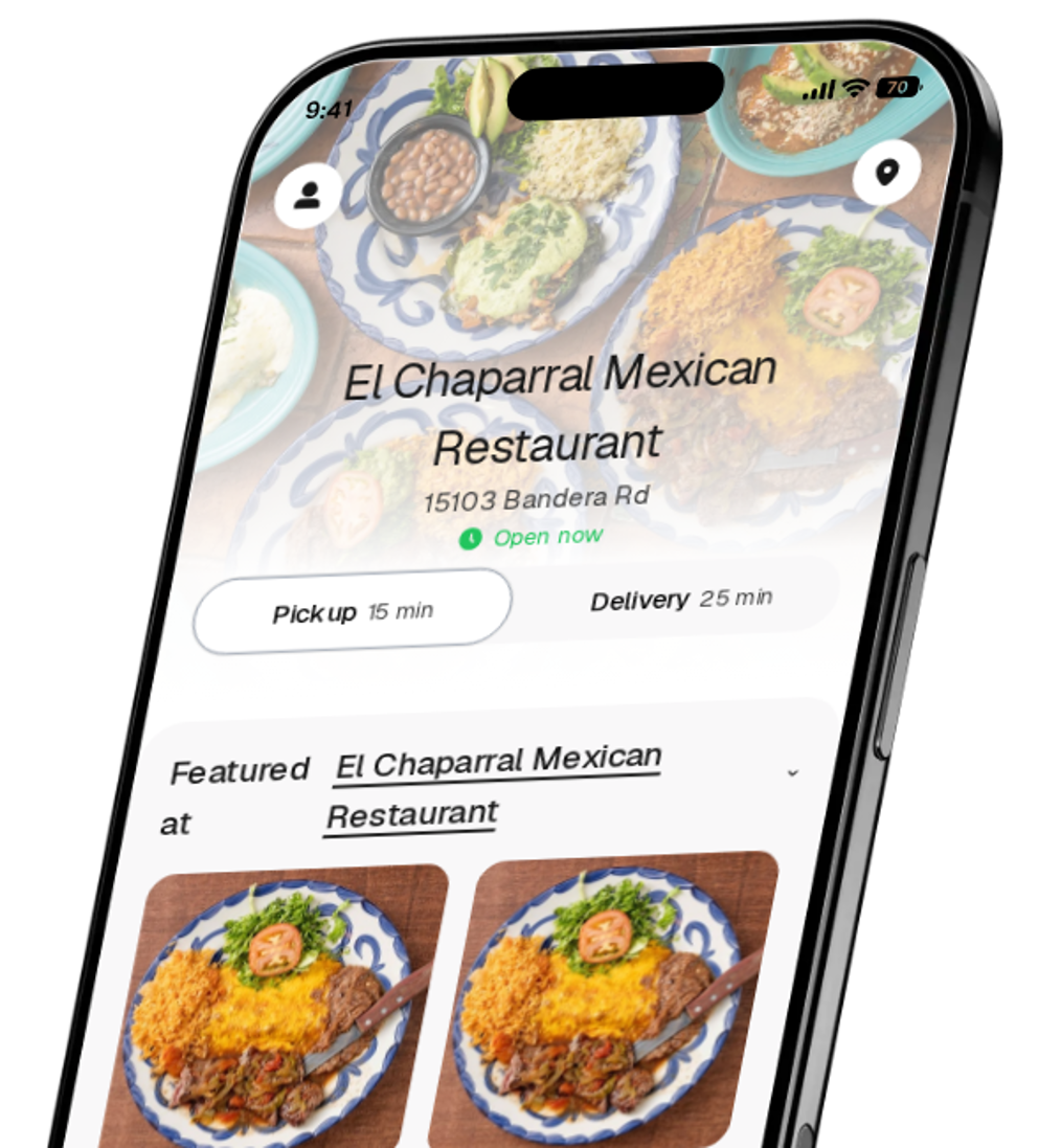 El Chaparral Mexican Restaurant app preview